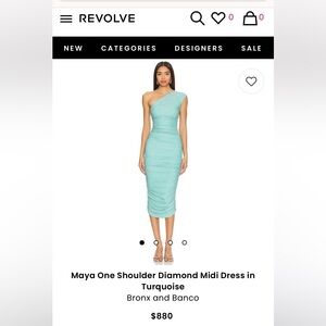 Bronx and Banco Maya One Shoulder Mini Dress